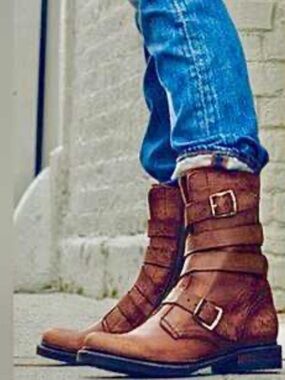 Frye Cognac color Veronica Tanker size 8B